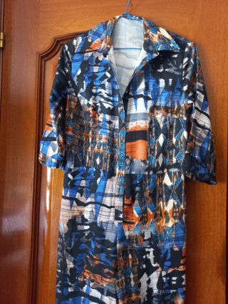Mono largo estampado