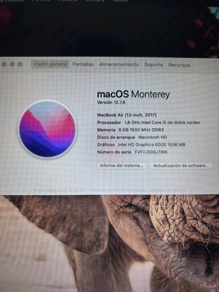 MacBook Air 13" 2017 i5 8GB RAM