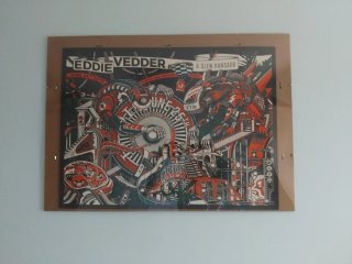 Poster Eddie Vedder concierto BCN 25 Junio 2019