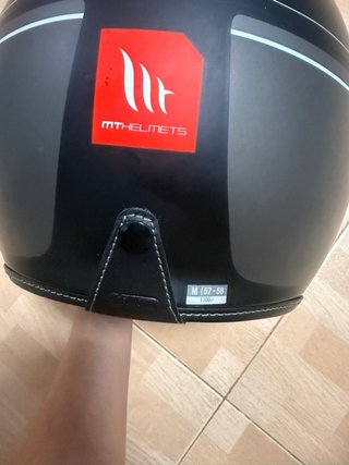 casco jet de MT Helmets, talla M (57-58)