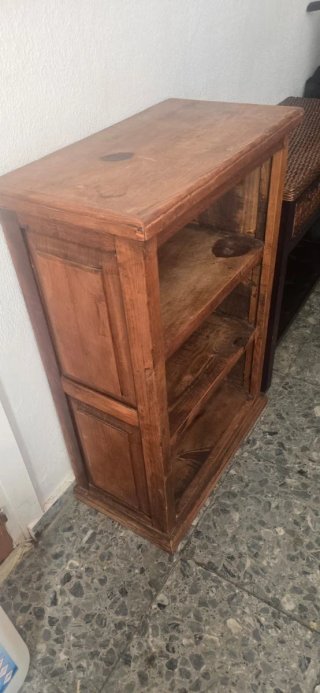 Estantería de madera 3 baldas