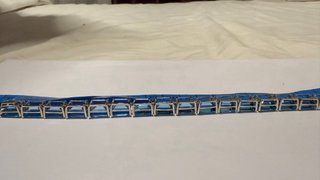 Pulsera Oro Blanco Topacios Azules Naturales