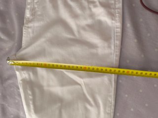 Pantalón Blanco Recto Talla M
