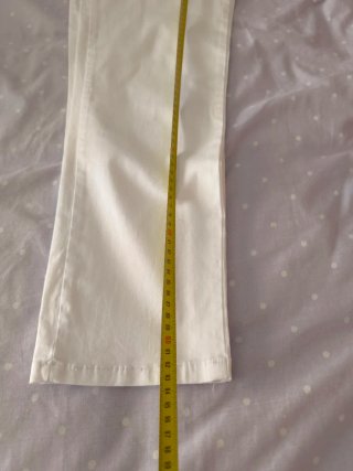 Pantalón Blanco Recto Talla M