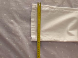 Pantalón Blanco Recto Talla M