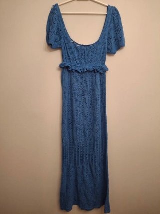 Vestido de croché Zara
