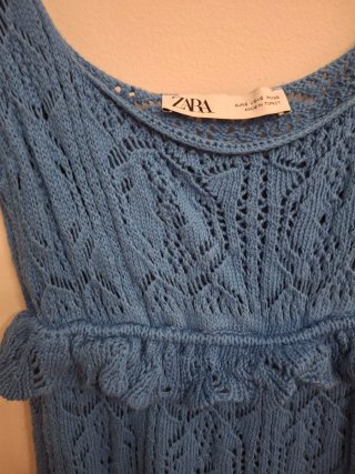 Vestido de croché Zara