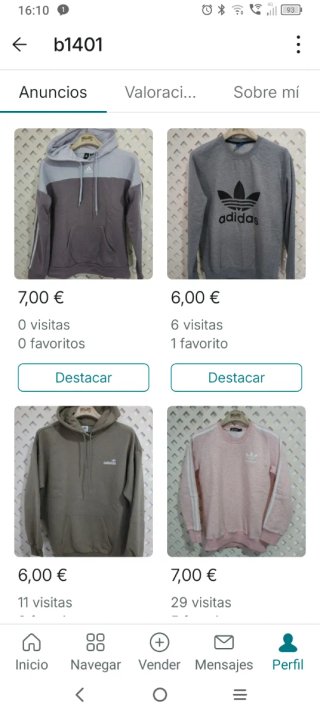 Lote 200 prendas marca