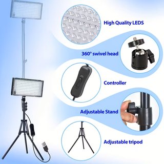 3 Focos LED 300W