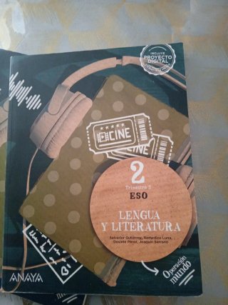 Libros lengua 2 de la eso 1.2.3 trimestre
