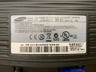 Monitor Samsung 22 SyncMaster LS22B150 VGA
