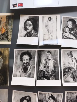 Postales Picasso Museo Barcelona
