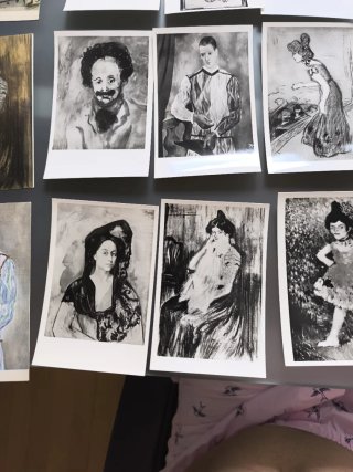 Postales Picasso Museo Barcelona