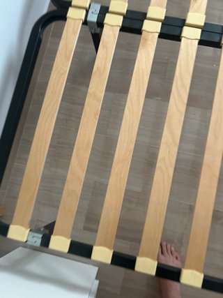 Somier Ikea 150x190 con 6 patas