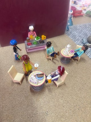 Playmobil Cafetería con Figuras