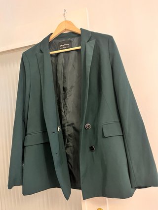 Blazer Stradivarius Verde Talla xl