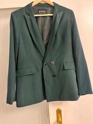 Blazer Stradivarius Verde Talla xl