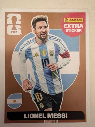 Adesivi Extra Panini Messi e Bellingham
