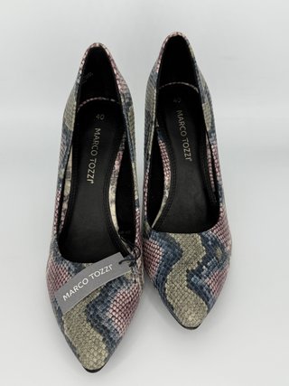 Scarpe donna Marco Tozzi tacco 40 pitonate