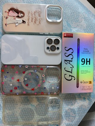 Fundas iPhone 14 pro max + Protector Pantalla