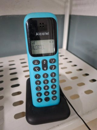 Teléfono Inalámbrico Alcatel D285 Azul