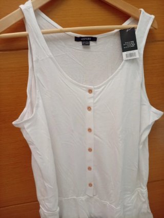 Mono blanco de algodón