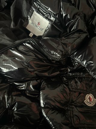 Chaqueta Moncler Negra Talla S