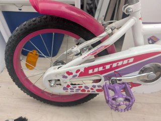 Bicicleta niña 16 con timbre y cesta