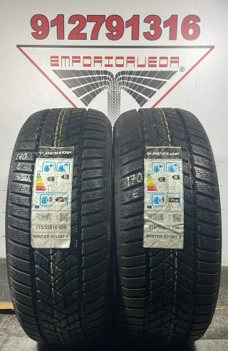 215 55 16 H DUNLOP RUEDA PEMIUM YA MONTADA