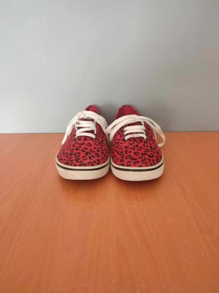 Zapatillas Vans Estampado Animal Rojas