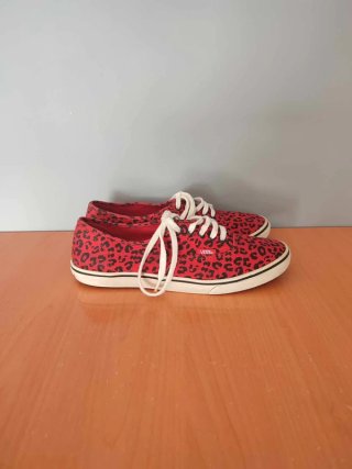 Zapatillas Vans Estampado Animal Rojas