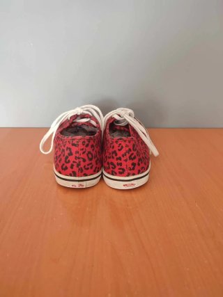 Zapatillas Vans Estampado Animal Rojas