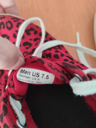 Zapatillas Vans Estampado Animal Rojas