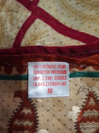 Falda pareo estampado étnico