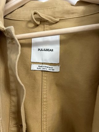 Chaqueta Pull&Bear Marrón Talla L