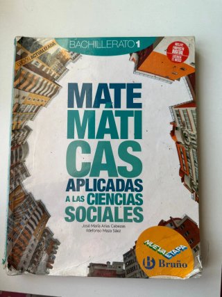 Matemáticas aplicadas a las ciencias sociales, ...
