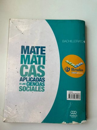 Matemáticas aplicadas a las ciencias sociales, ...