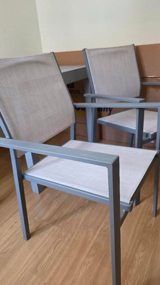 Set Mesa y Sillas Terraza con funda