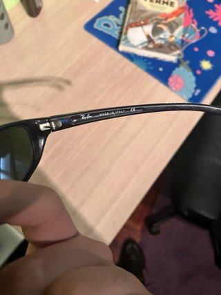 Gafas de sol Ray-Ban negras y azules