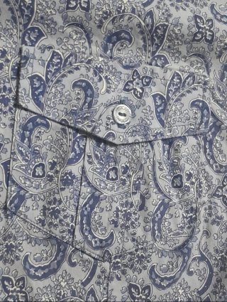 Camisa Gant azul estampada