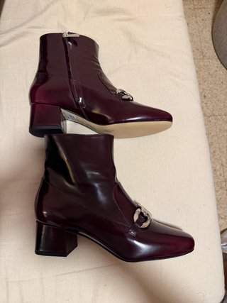 Botas Michael Kors Púrpura y Plata