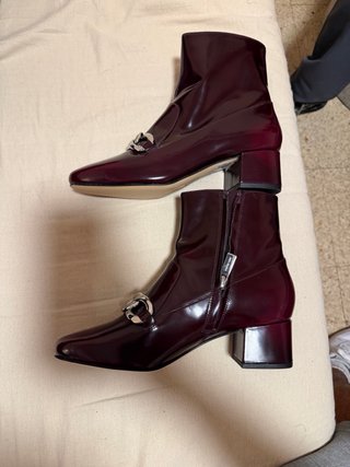 Botas Michael Kors Púrpura y Plata