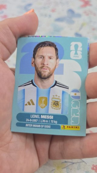 Cromo Messi Mundial 2022 Panini