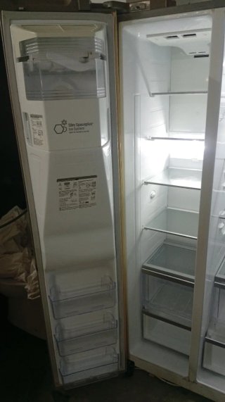 Nevera LG Side by Side Beige