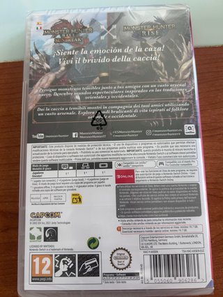 Monster Hunter Rise Sunbreak Nintendo Switch