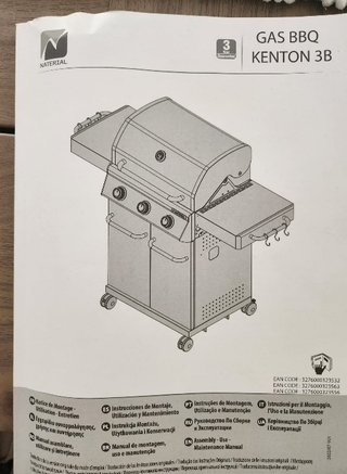 Barbacoa de gas Kenton 3B + funda