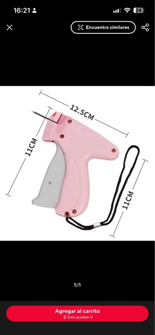 Pistola Etiquetadora Rosa