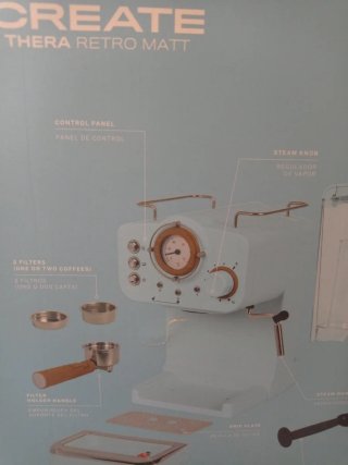 Macchina Caffè Espresso Create Thera Retro Matt
