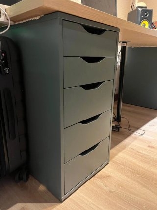 Mesa con cajoneras IKEA LAGKAPTEN/ALEX