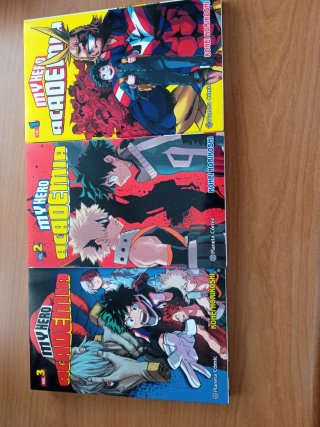 My hero academia 1, 2 y 3